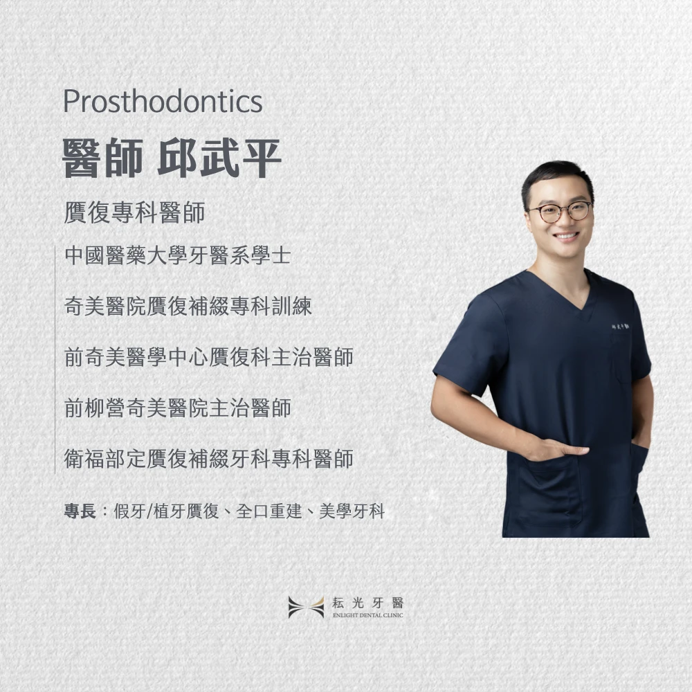 耘光牙醫邱武平醫師-台南牙醫假牙推薦